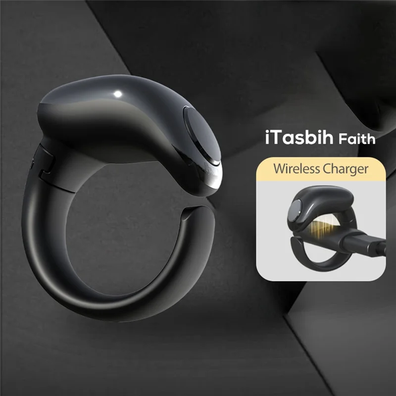 Desempenho estável-anéis inteligentes tasbih contador anéis bluetooth eletrônico dedo contador app suporte à prova dwaterproof água 4 dígitos dedo co