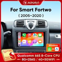 Ainavi Car Radio For Mercedes Benz Smart Fortwo 451 453 2005 - 2020 Android 13 Wireless Carplay Android Auto Multimedia Player