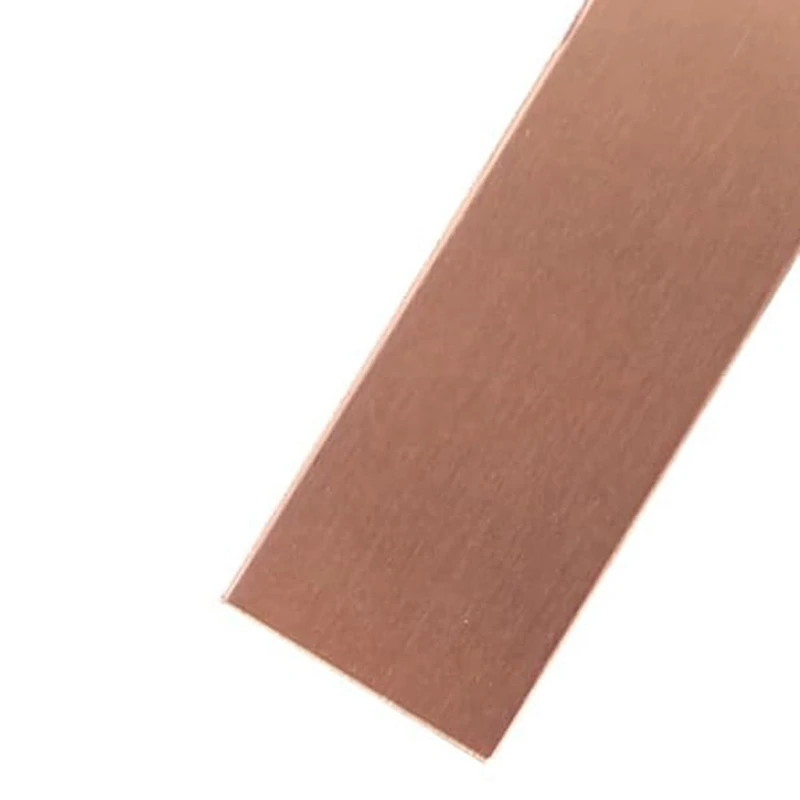 Pure Copper Anode 2 Pcs, 6 X 1 X 0.04 Inch (19 GA) 99.95% High Purity Copper Electrode Strips Pure Copper Shee