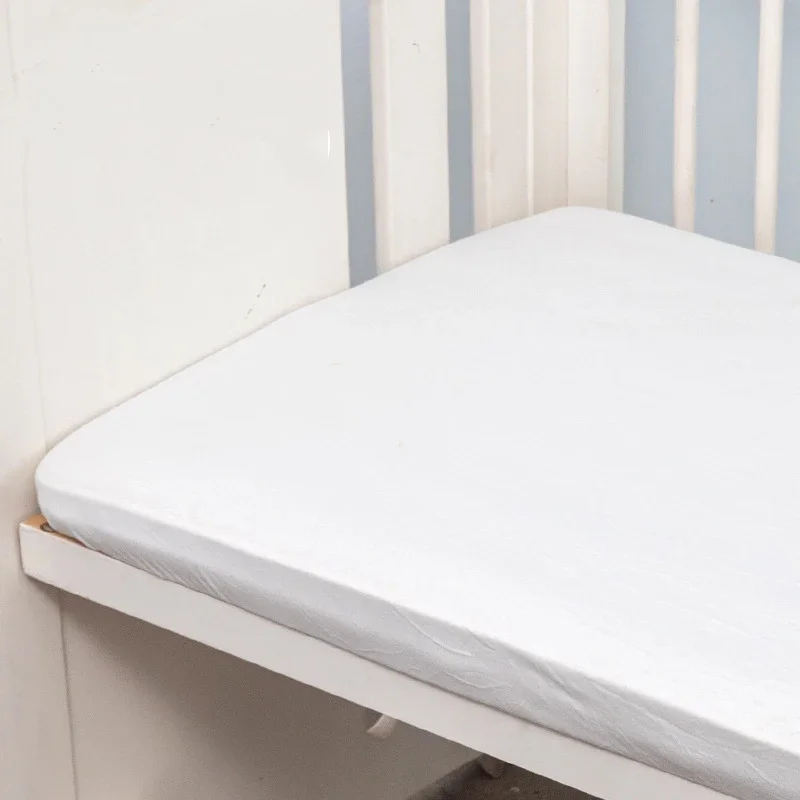 Protège-matelas en coton pour nouveau-né, drap-housse universel pour enfants, housse de matelas non ald, document pur, style Ins, 4 saisons