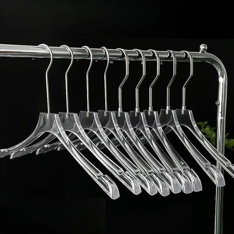

Special acrylic light luxury transparent crystal non-slip and non-marking hangers for clothing stores, hangers.