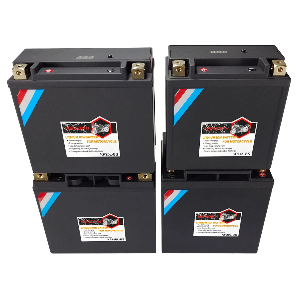 12V 3Ah 4Ah 6Ah 8Ah 10Ah CCA 160-520A LiFePO4 Motorcycle Starter Battery LFP Motorbike Battery With BMS For Scooter ATVs UTVs