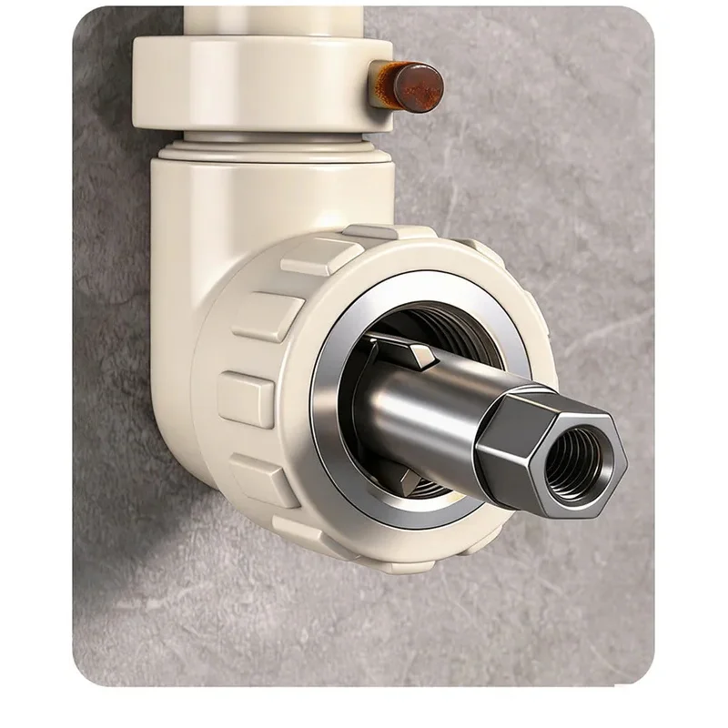 Damaged Thread Pipe Extractor Adjustable Broken Pipe Remover with Hex Wrench Faucet Repair Tool image 6