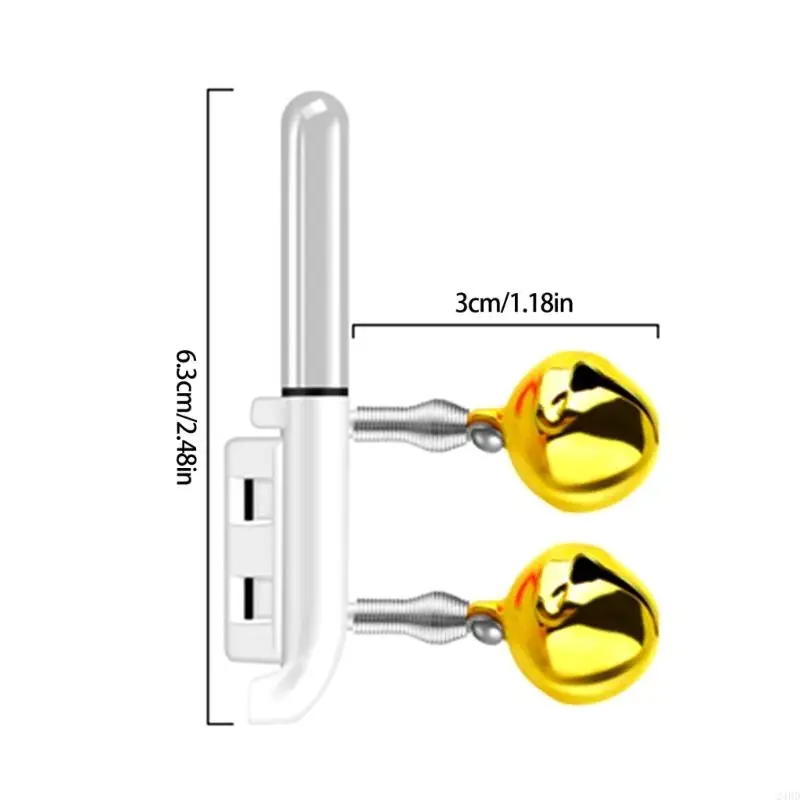 Instants Bites Detection Coppers Bells Light Loud Alerts Fishing Sensors Heavy Type Fishing Alarm Light Night Angling Gear 24BD