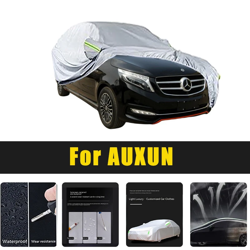 

Full Car Covers Outdoor Sun UV Protection Dust Rain Snow Oxford cover Protective For AUXUN Accessories