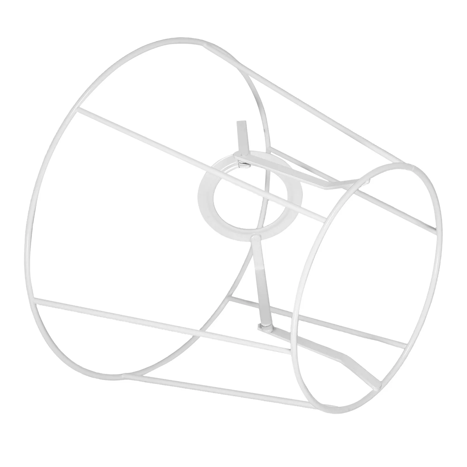 Wire Lampshade Frame Metal Drum Rings Round Square Iron Holder for DIY Table Floor Pendant Lamp Shade Making Kit