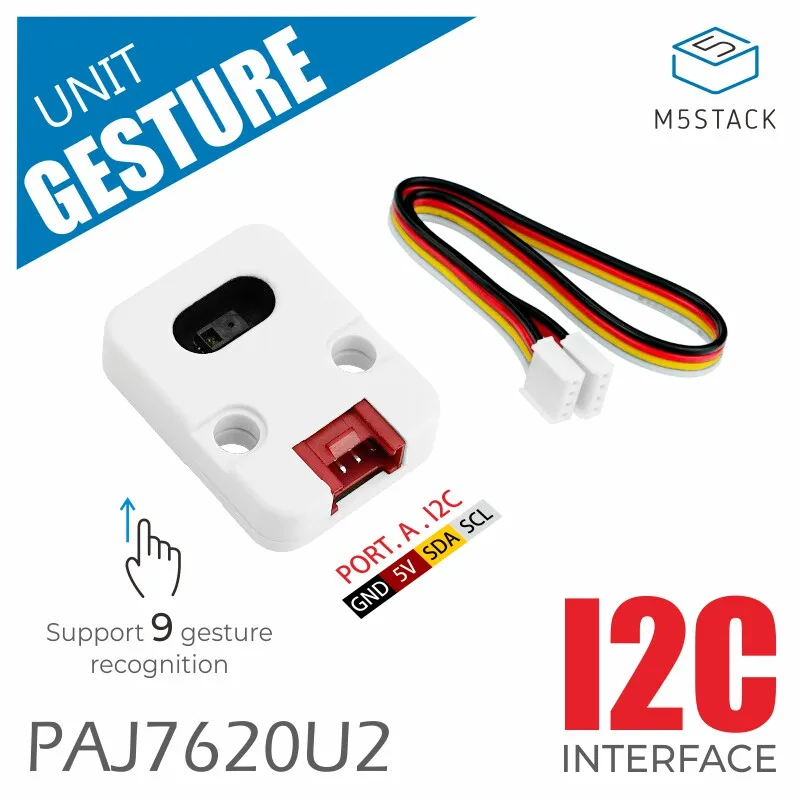 M5Stack Unit Gesture3D gesture recognition sensor 9 kinds of gesture recognition PAJ7620U2