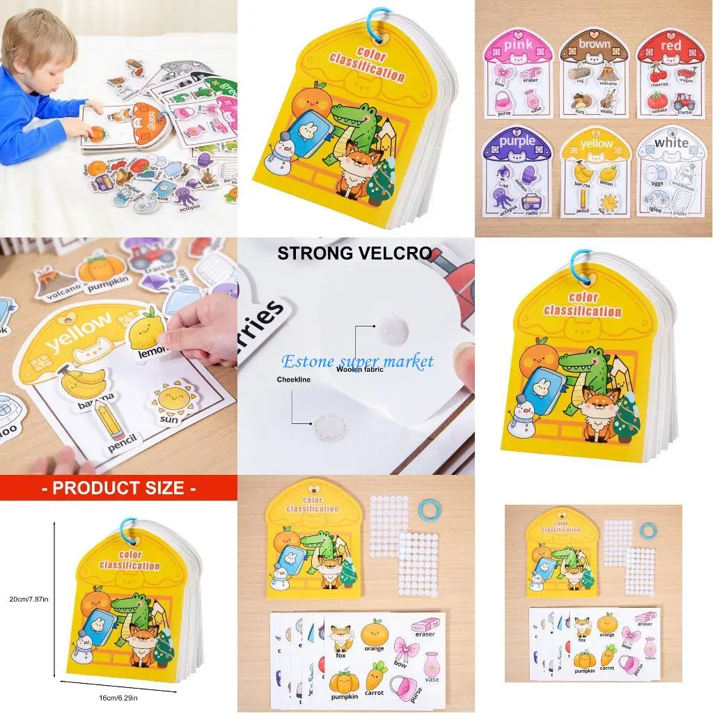 

090B Reusable Tearable Quiet Learning Toy Develop Focusing Skills With Paper Craft Design