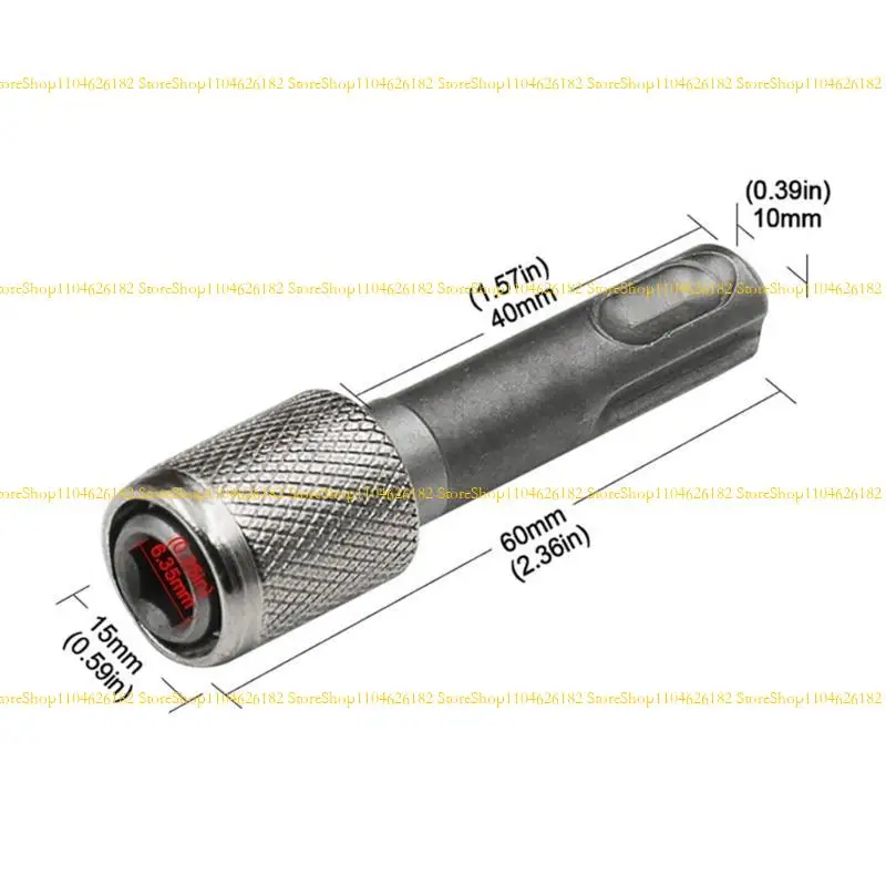 Q2Q4 Conversor martelo elétrico qualidade Inscreva a manga interna do conversor hexágono Hexágono Textura do da