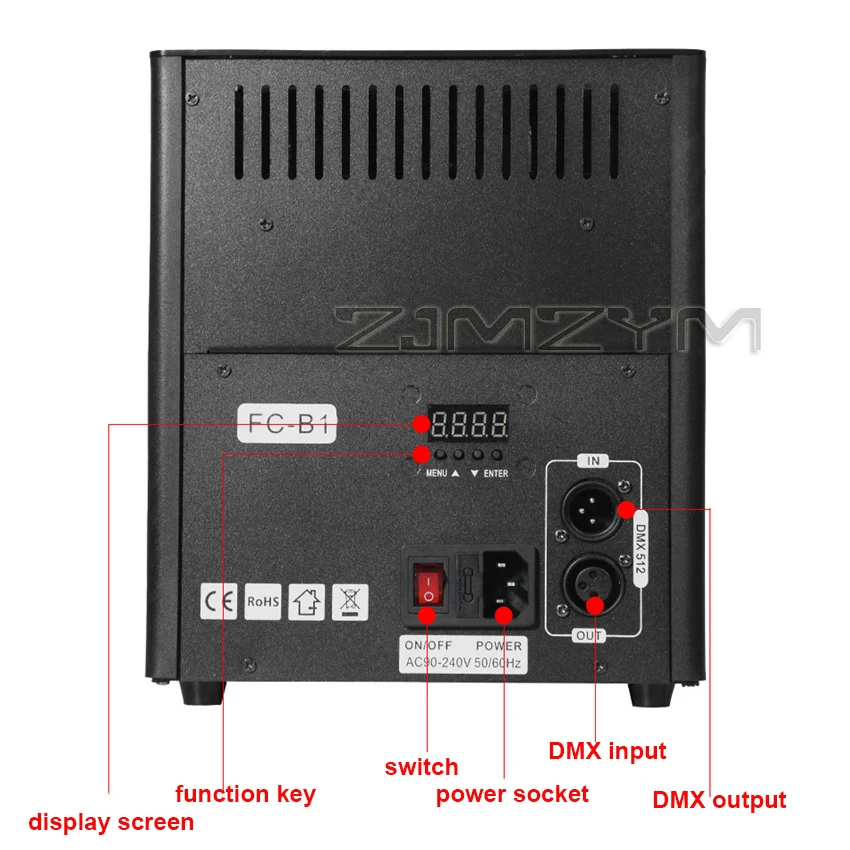 DMX LED Vertical Bubble Machine Stage Bubbles Machine Effect Equipment FC-B1 For Wedding DJ Disco Events Party