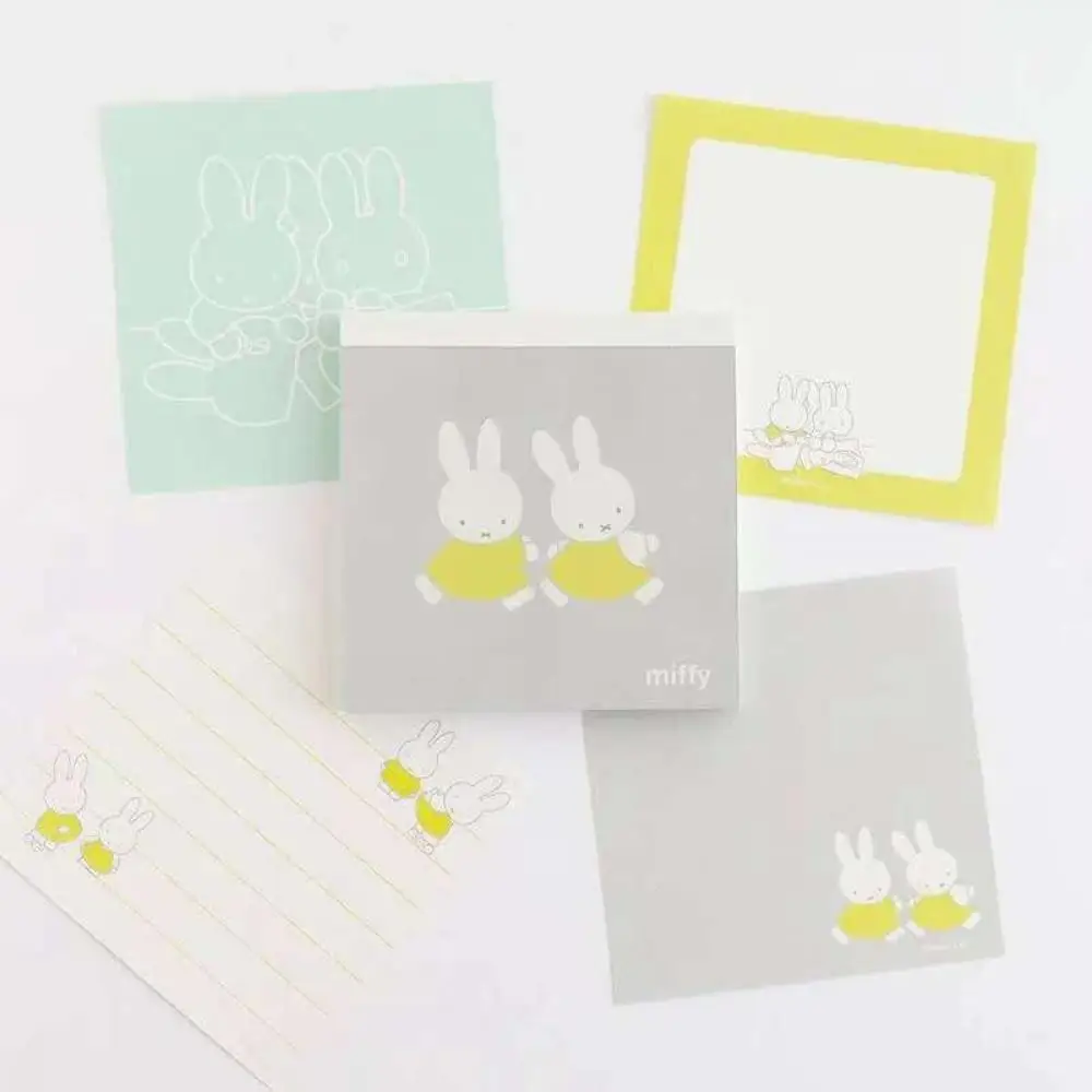 ミッフィーウサギ付箋かわいいアニメ学生かわいいデスクトップマルチスタイルシンプルな便利なステッカー日本の女の子メモギフト