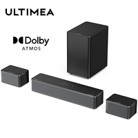 ULTIMEA 5.1 Soundbar with Dolby Atmos for Smart TV, 3D Surround Sound System, Sound Bars for TV with Subwoofer and Rear Speakers