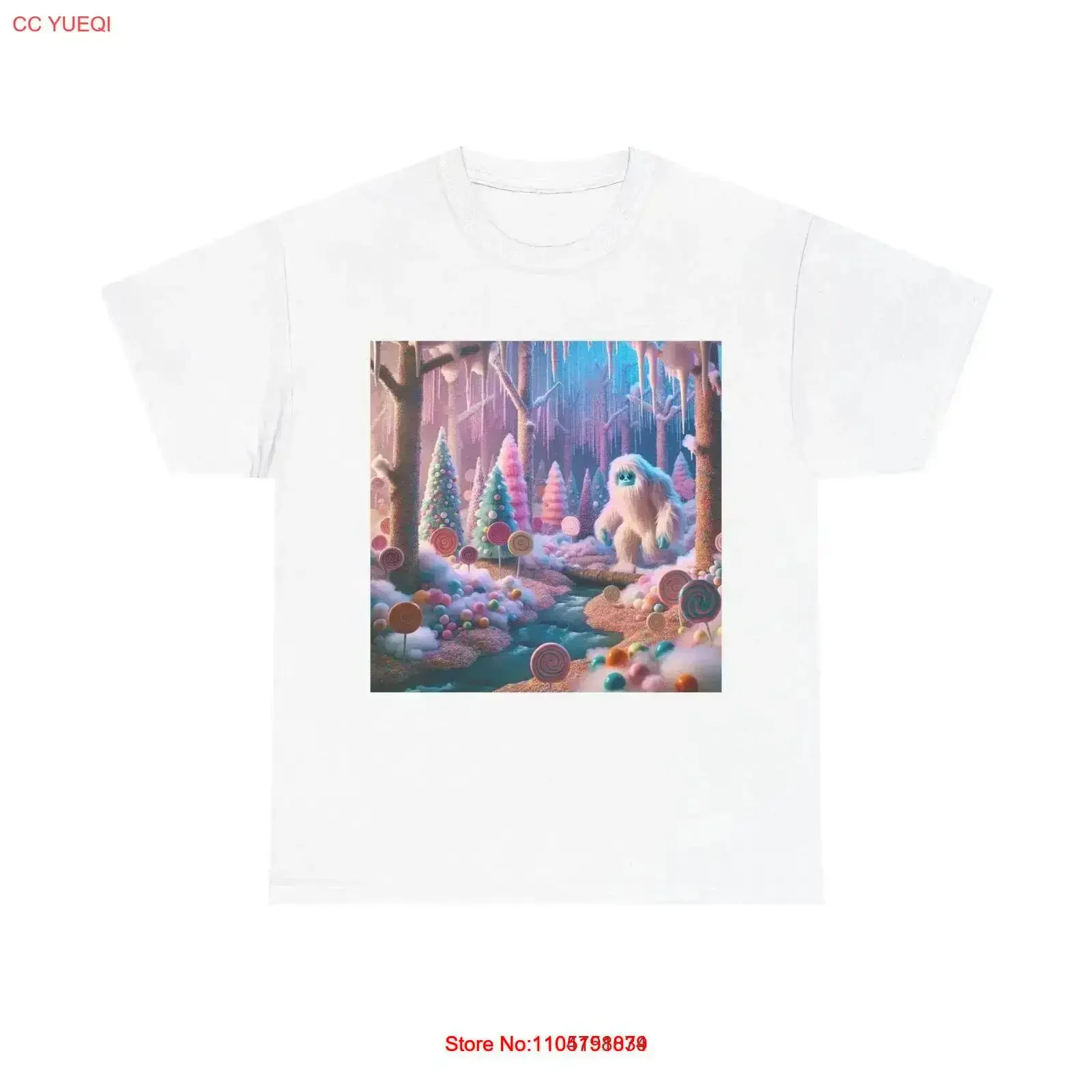 

Adult T Shirt Candyfloss Cryptids Forest vintage Washed fashion homme designer clothes Comfortable Slightly Stylish Soft