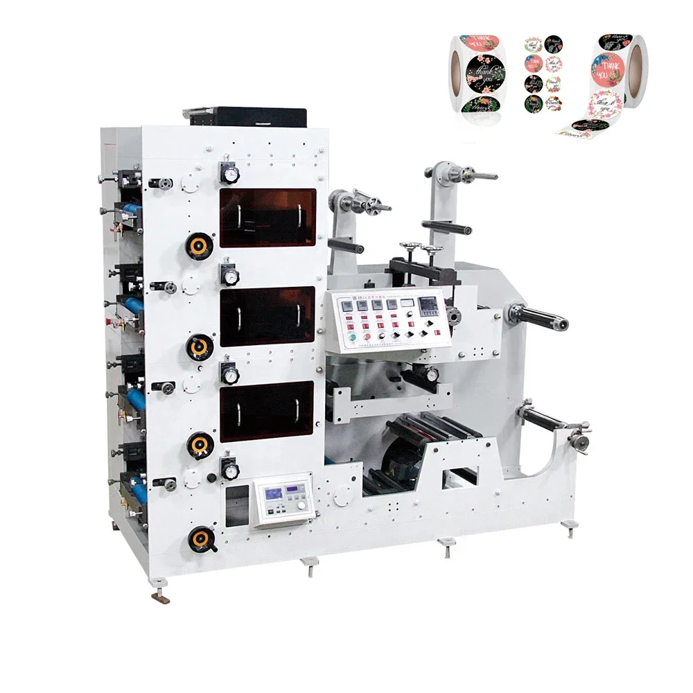 YG Customized Paper And Film Four Color Rotary Die Cutting Device Flexo Printers Machine