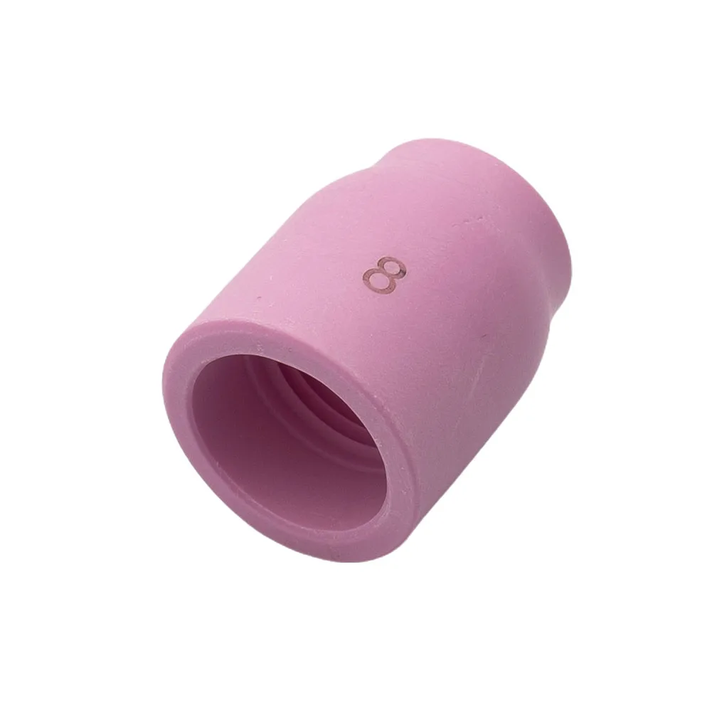 

Aluminum Oxide Nozzle Gas Lens Cup For WP-9/20/25/17/18/26 TIG Welding Torches Set 25.5mm 5pcs Accessories Ceramic Pink