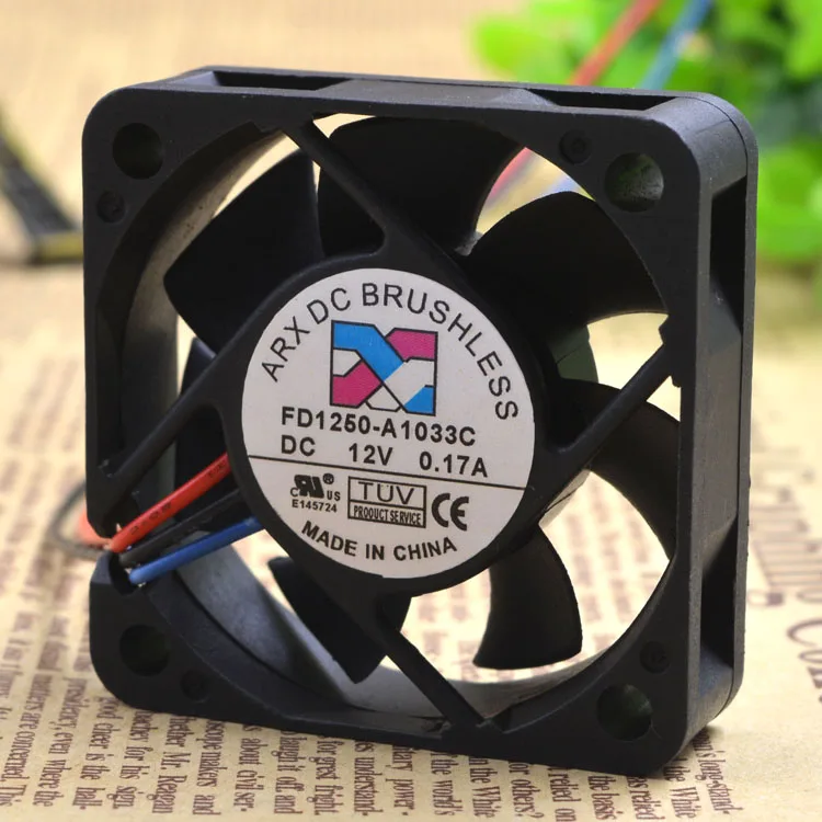 

ARX 5015 FD1250-A1033C 5CM FAN DC12V 0.12A 3WIRES FAN