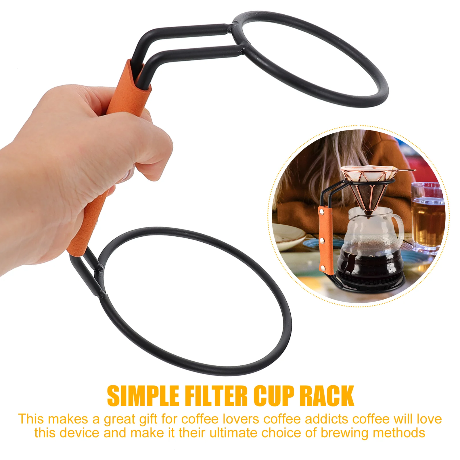 Shelf Pour-over Coffee Dripper Stand Adjustable Filter Household Exquisite Cup Holder Office Machines