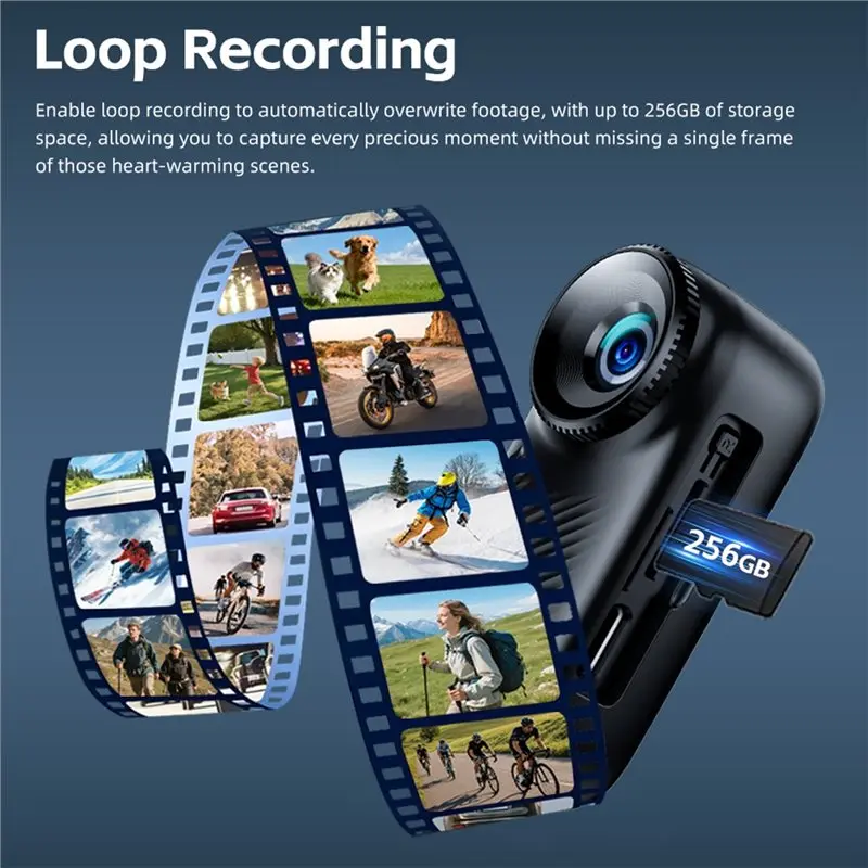 BAAE Wearable Camera 1080P Mini Wifi Action Camera Thumb POV Portable Body Cam With Waterproof Case For Cycling Travel