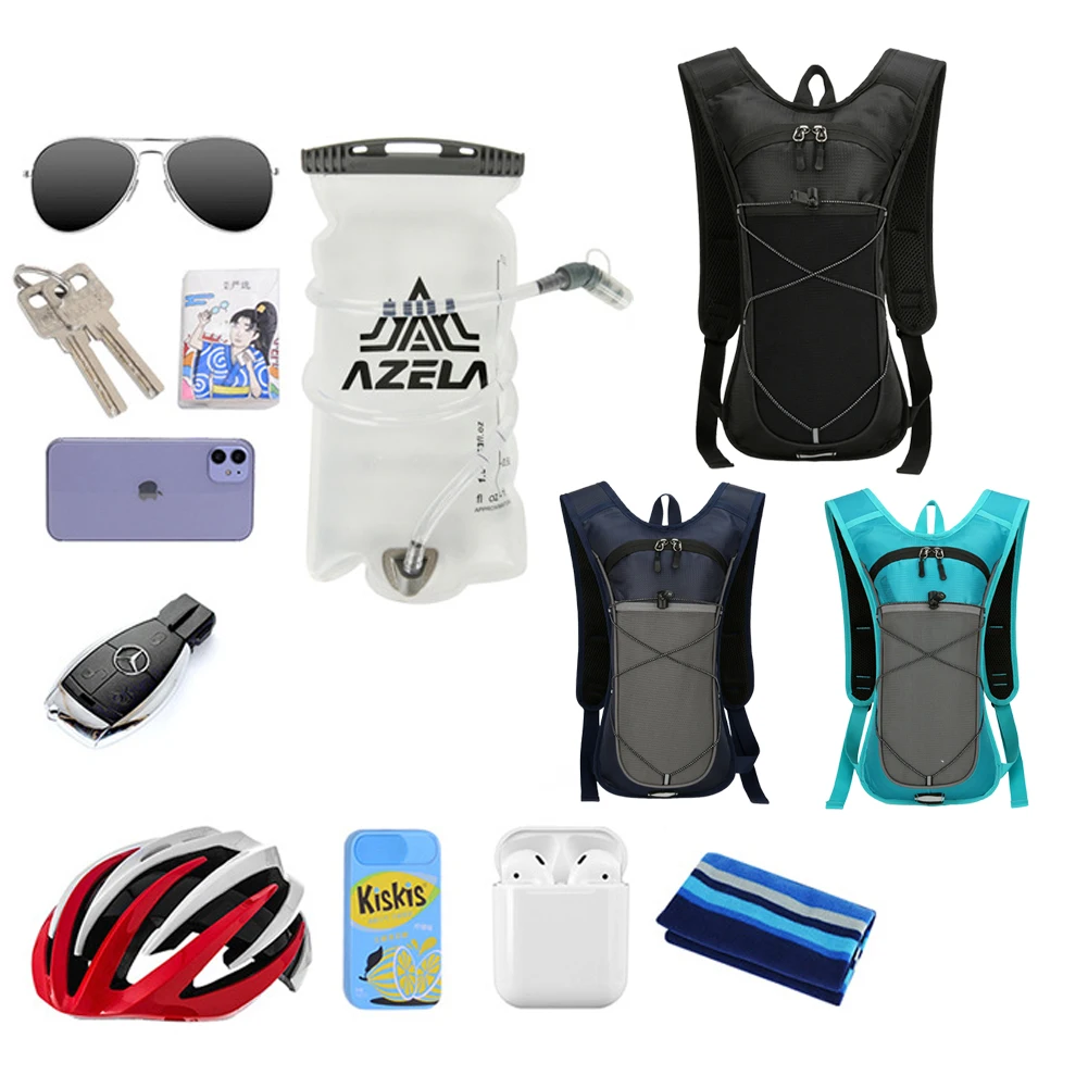 حقيبة ظهر مرطبة لركوب الدراجات، حقيبة ترطيب خفيفة الوزن معزولة، حقيبة ظهر مقاومة للماء للرجال والنساء