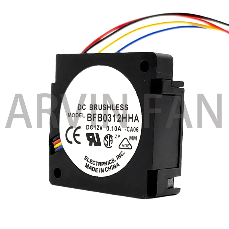 BFB0312HHA -CA06 3012 30mm 3cm 12V 0,10A Mini Ventilador Turbo Cooler Ventiladores de resfriamento