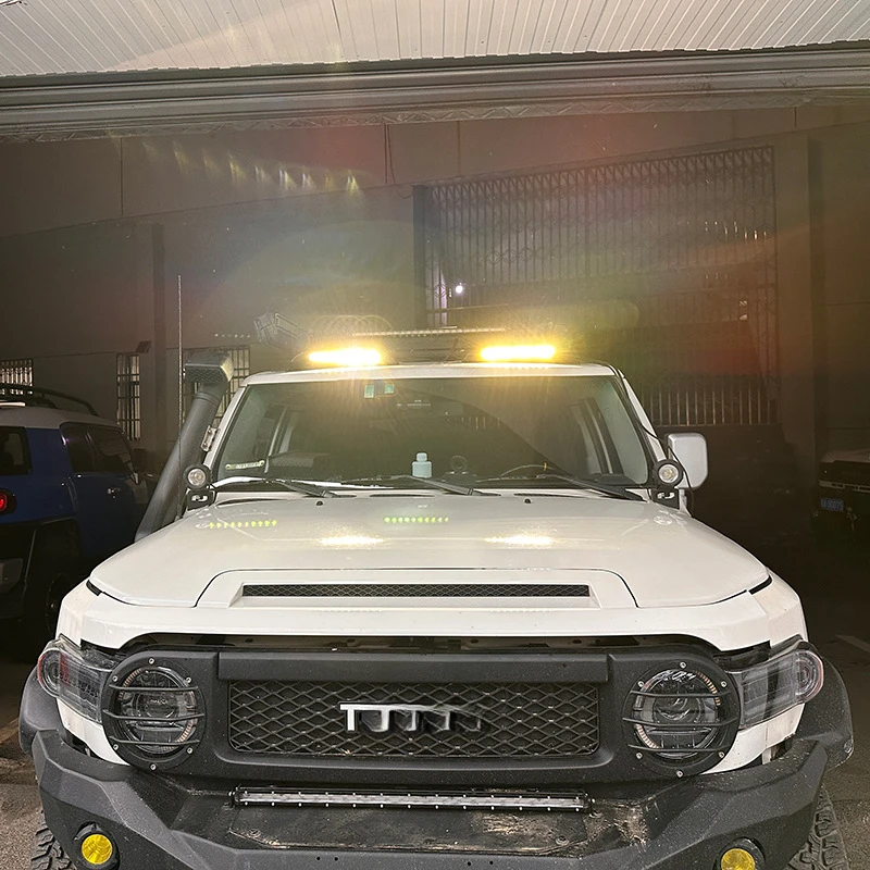 Suitable for 07-22 FJ Cruiser Roof Mounted LED Spotlight Night Auxiliary Light Off-Road Searchlight High Beam