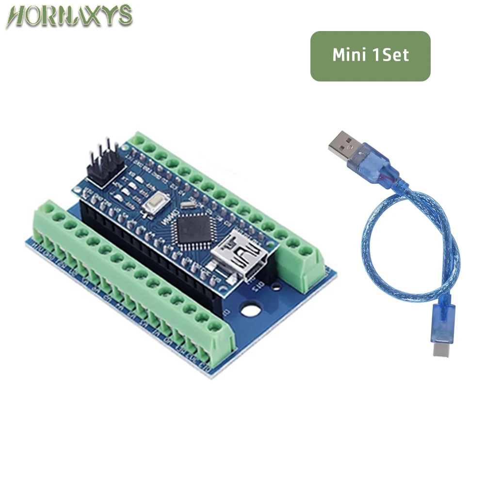 Scheda di espansione adattatore terminale controller NANO V3.0 3.0 NANO IO Shield piastra di estensione semplice per cavo Arduino AVR ATMEGA328P