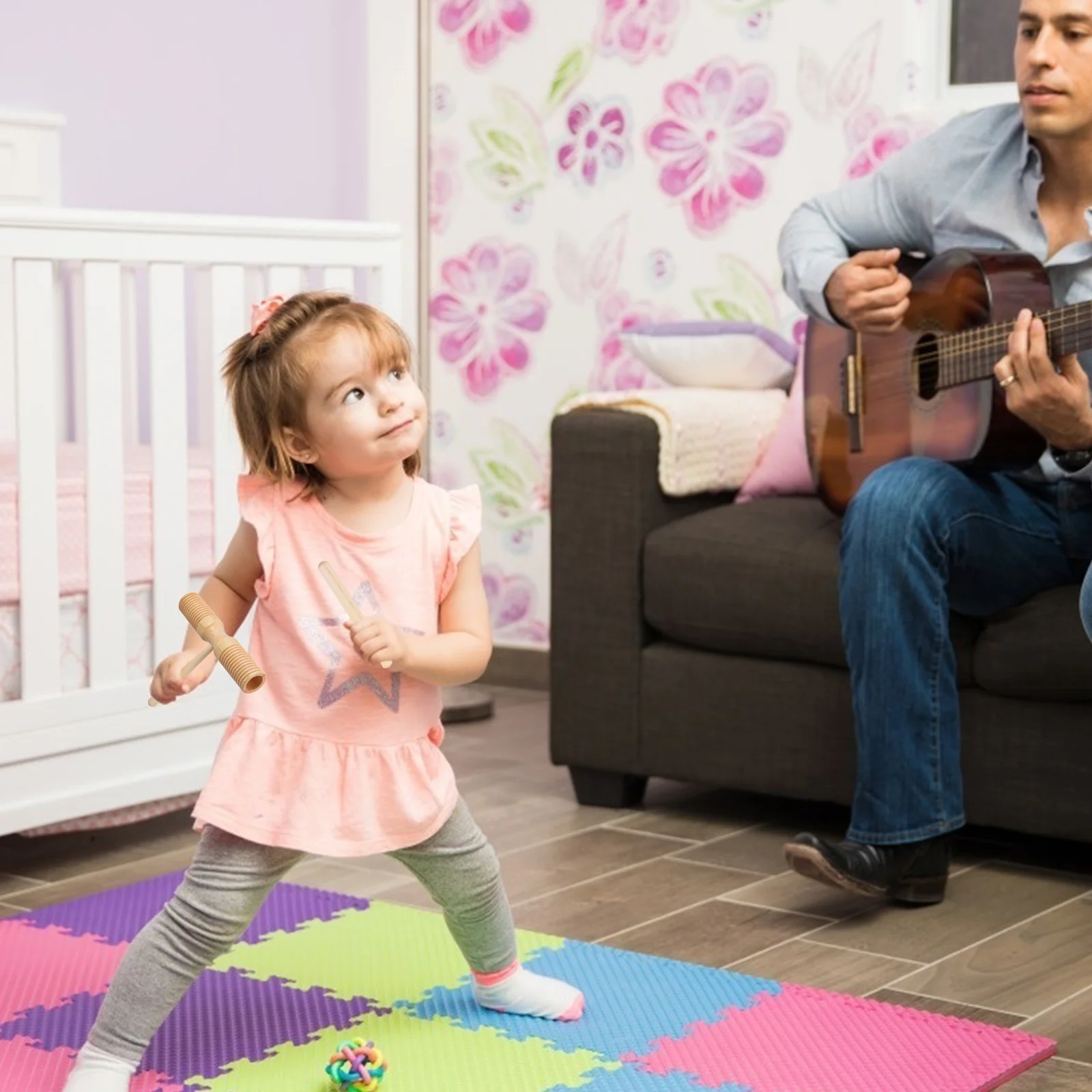 Instrumento musical auxiliares de ensino precoce percussão de madeira jogando brinquedos da criança crianças bebê criança