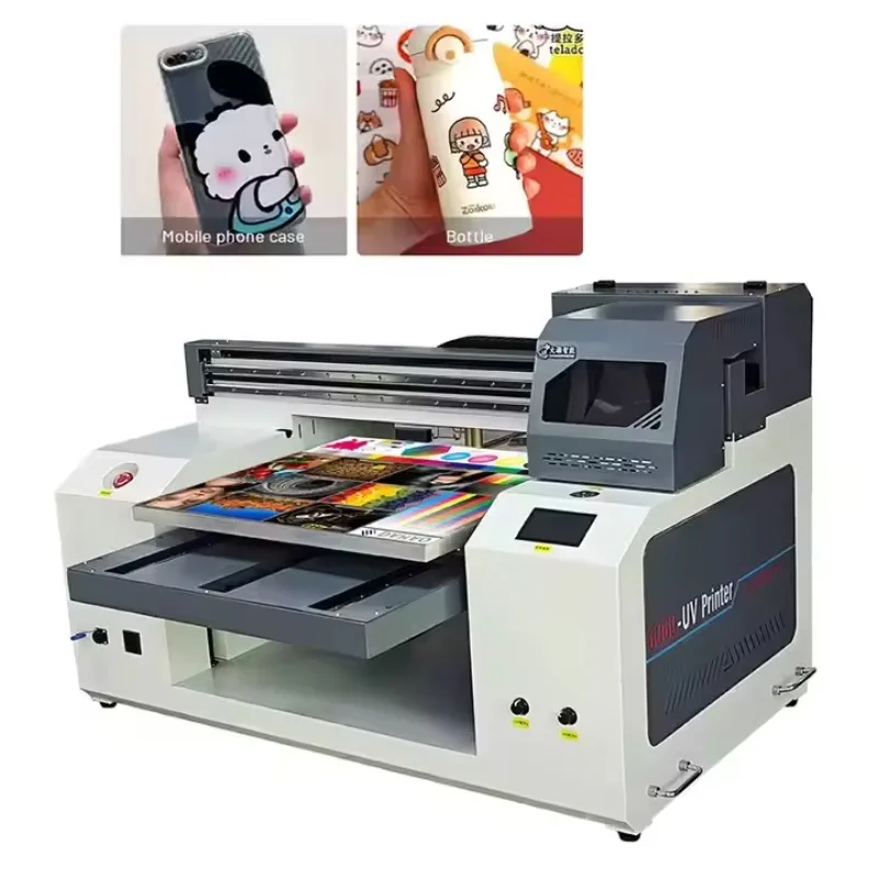 Xp600 Print For Flex Factory Direct Sales 6060 3d Uv Dtf Digital Printer Double Printing Machine Embossed Crystal Phone Case
