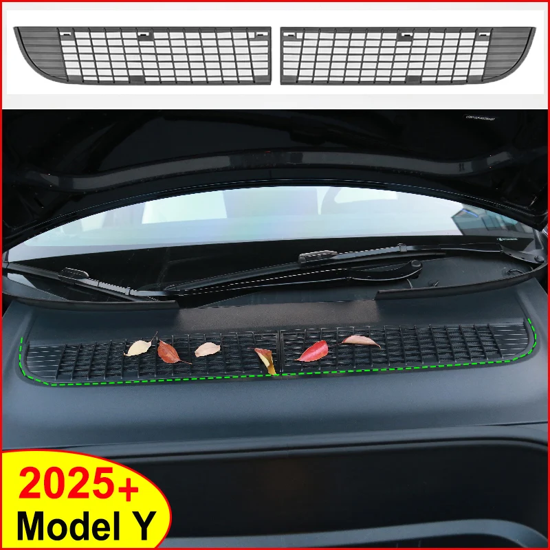 

Для Tesla Model Y Juniper 2026 2025, защищенная от насекомых сетка для переднего багажника, пыленепроницаемая внутренняя вентиляционная решетка, защитная крышка на входе воздуха