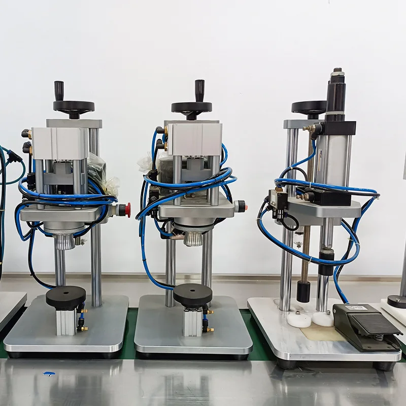 Automatic installation of perfume bottle spray head middle set machine 13/15mm bayonet bottle middle set