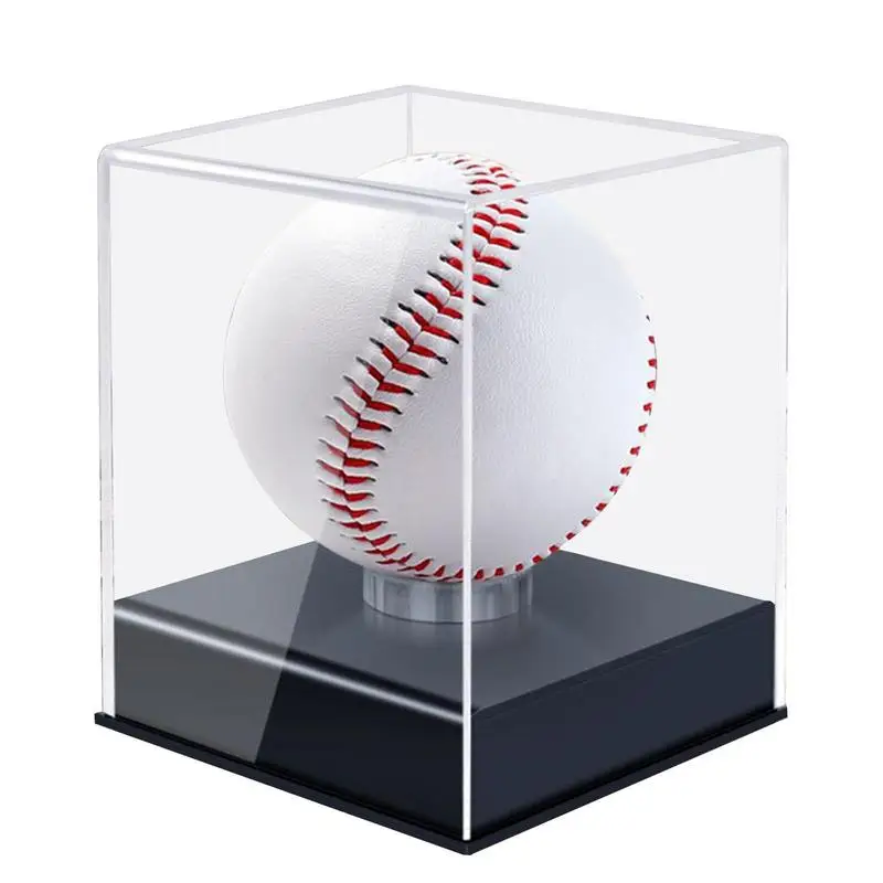 Quality Acrylic Baseball Box Display Golf Tennis Ball Transparent Case For Souvenir Storage Box Holder Uv Protection Dust