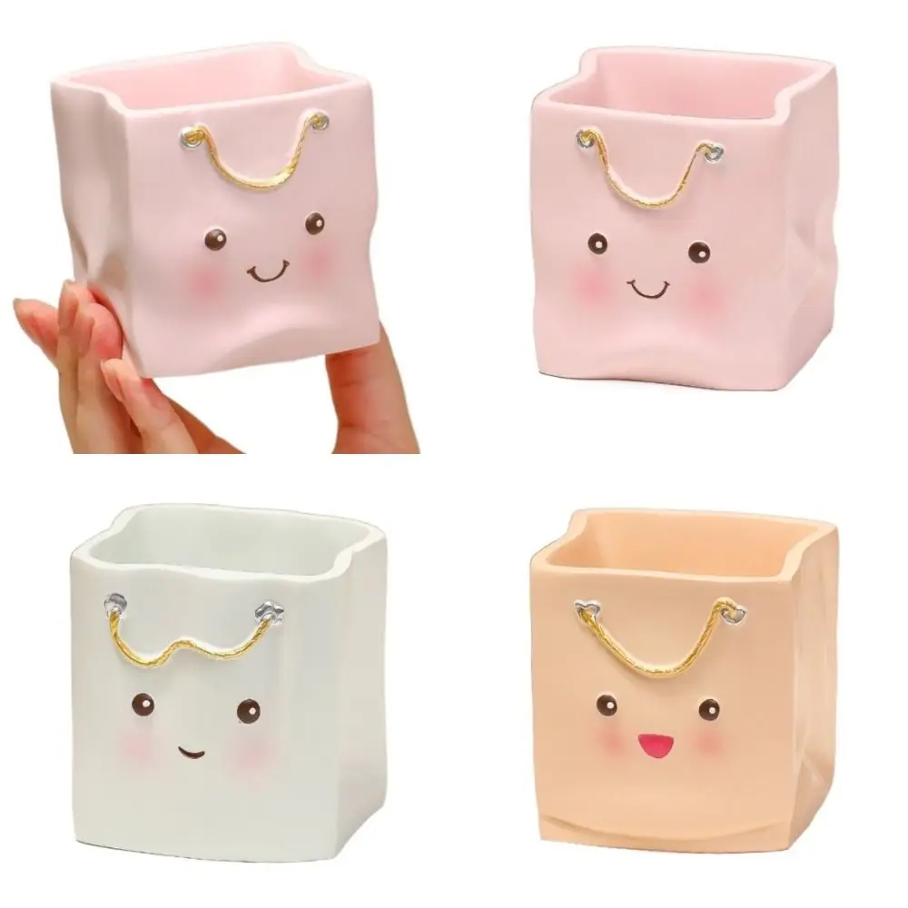 Suporte de caneta de mesa de grande capacidade multifuncional organizador de papelaria suporte de pincel de maquiagem caixa de armazenamento kawaii caneta lápis organizador