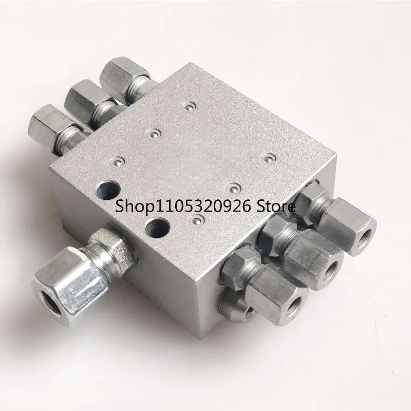 Progressive Feeder Block Resistance Grease Distributor 2-16 Outlets Lubrication Separator Valve Lubricant Divider