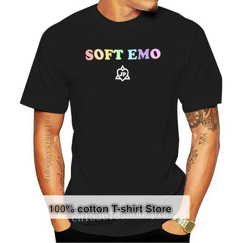 New Jessie Paege JP Soft Emo Mens Black Licensed Tee T shirt-3035A