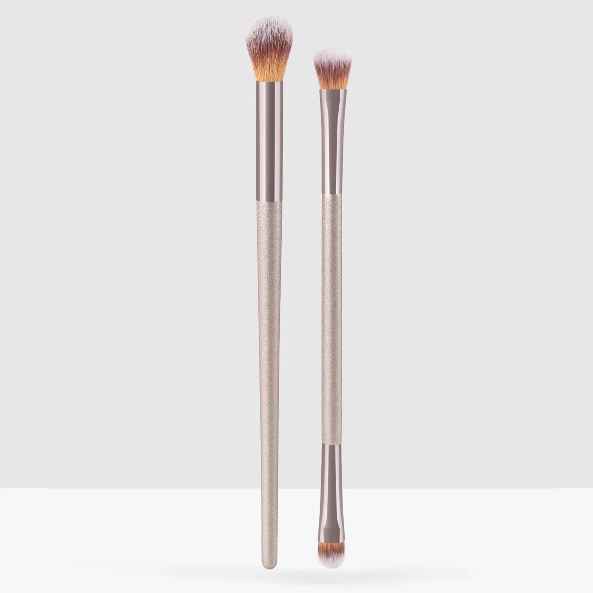 Makeup Brushes 2Pcs Professional Nose Shadow Highlighting Brush Face Cosmetics Blending Smudge Shader Brush Beauty Kits