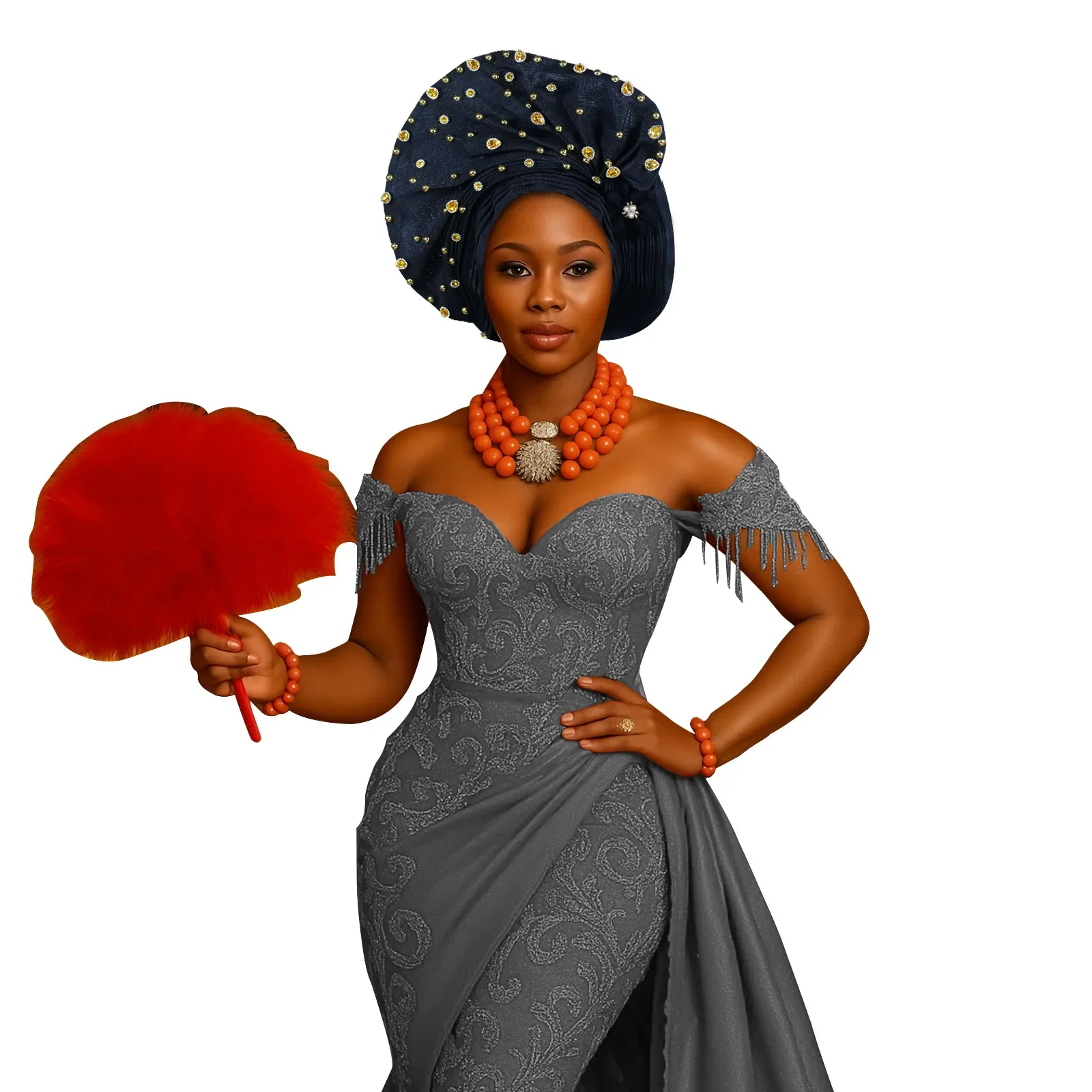 Nigeria Aso Oke Hea…