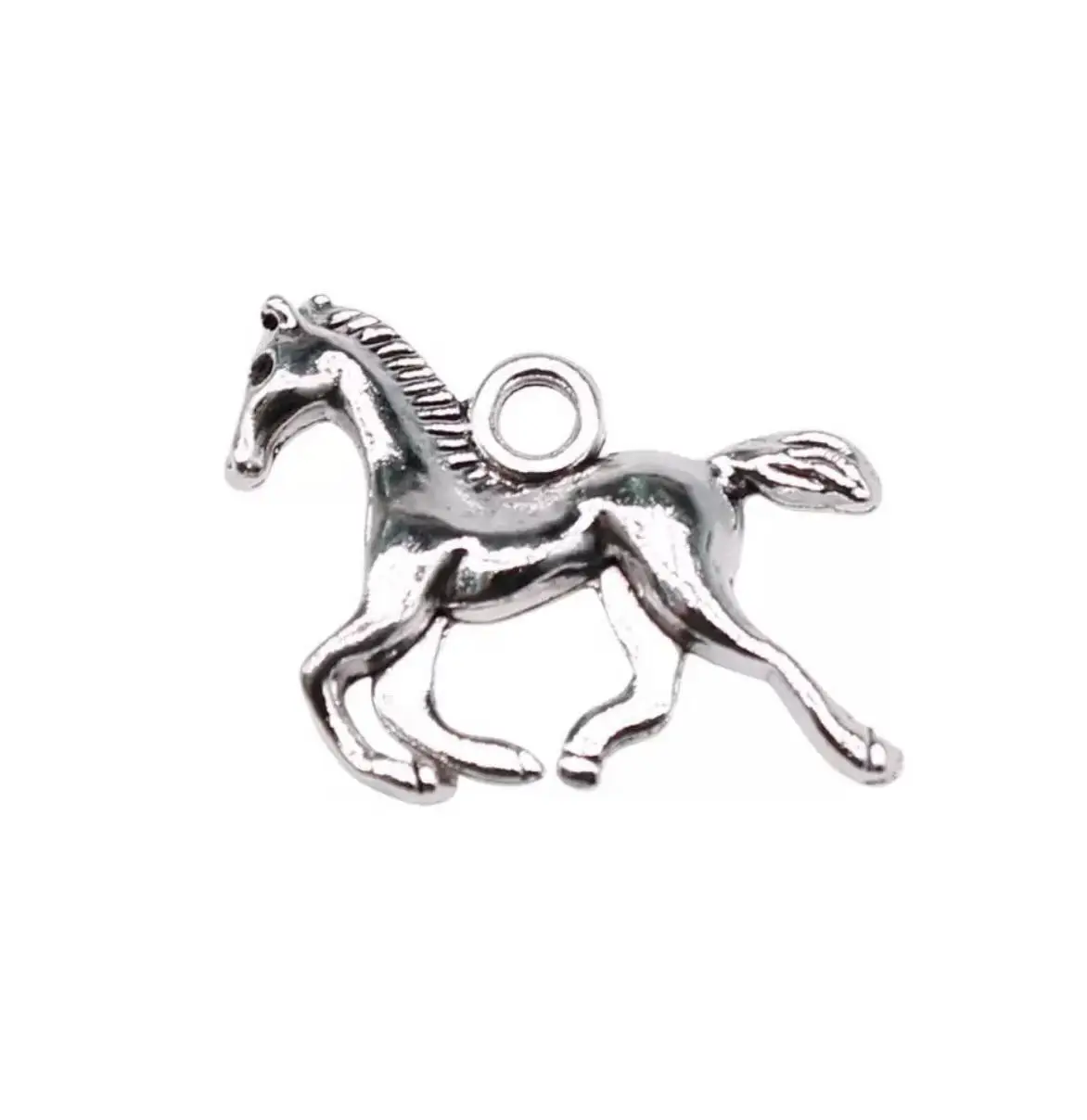 

20pcs 18*13mm Vintage horse design charms for handmade accessories Zinc alloy metal HW3592
