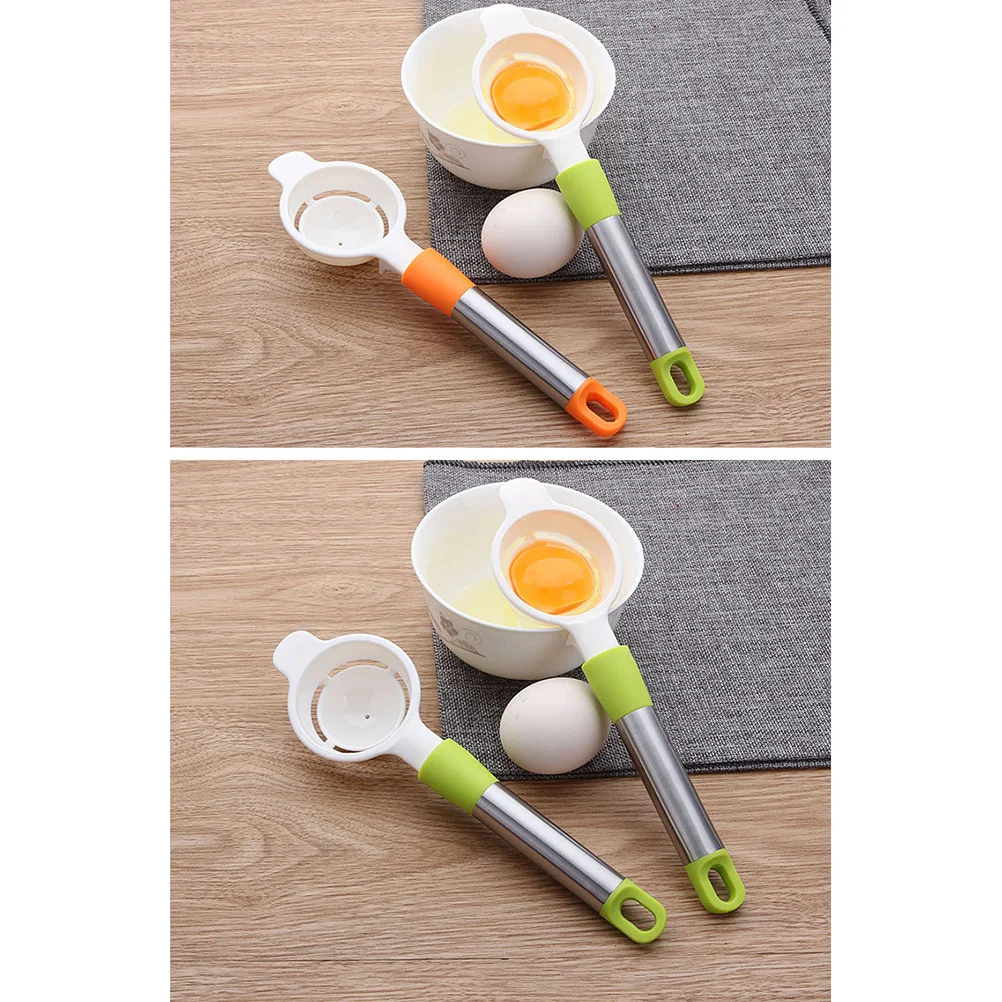 

Egg White Separator Kitchen Gadget Egg Divider Yolk Extractor Sifter Cooking Tool Protein Isolator Easy Use Sturdy Lightweight