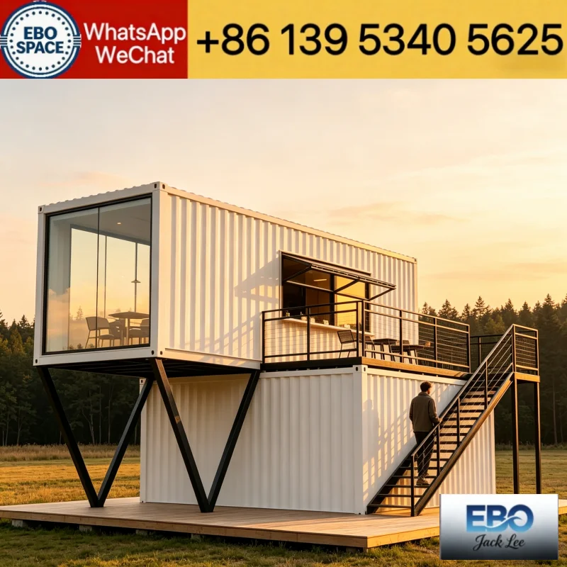 Waterproof Mobile Space Capsule House 20ft Sound Insulation Prefab Cabin Vacation Capsule Hotel