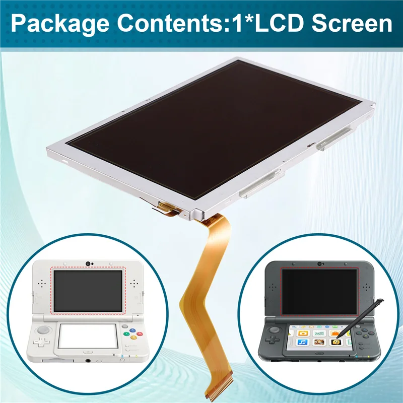 Remplacer l'écran LCD pour New3ds écran LCD supérieur pour Nintend nouveau écran LCD supérieur 3DS-A79U