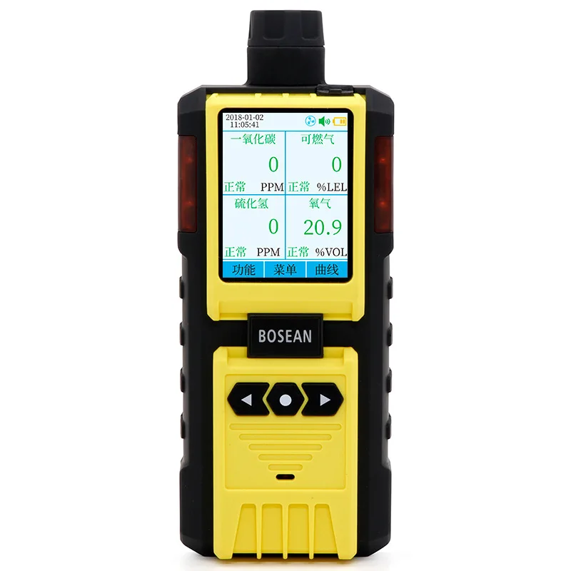 Customized industrial combustible gas detector pumping toxic and harmful gas