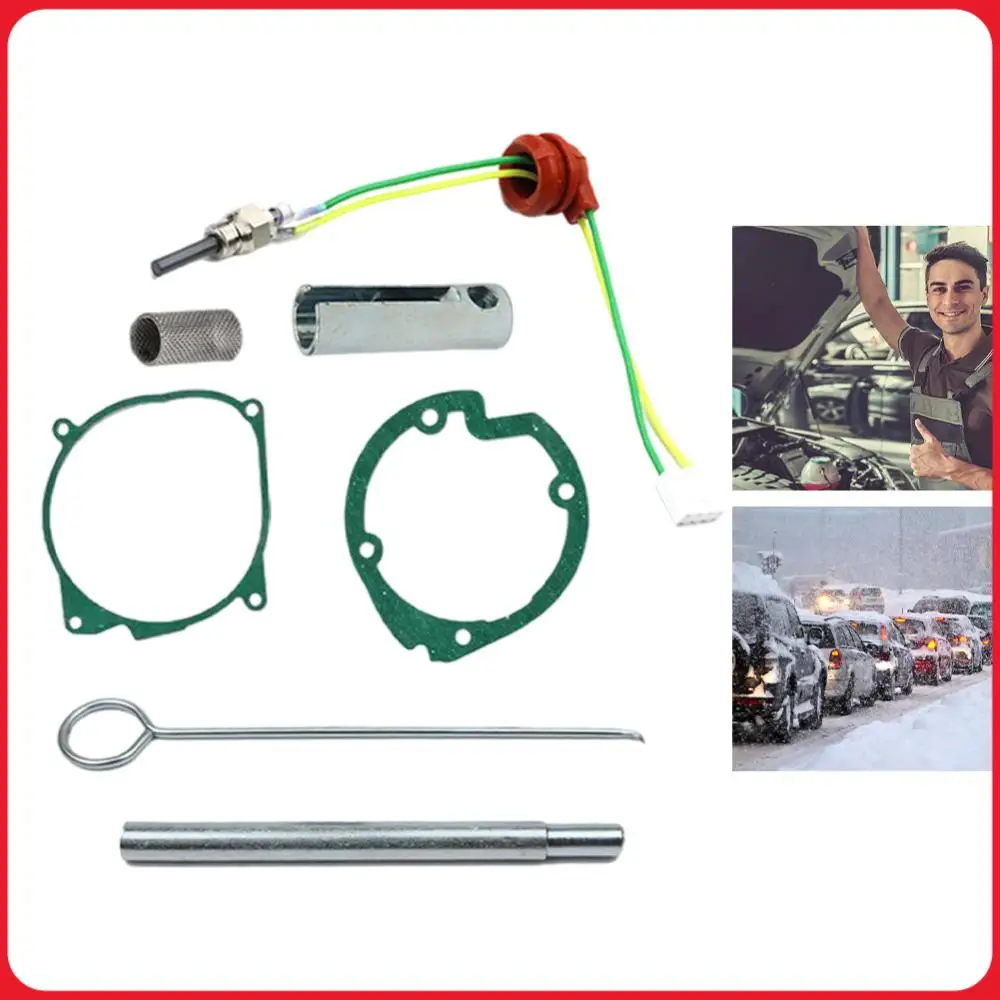 

Комплект из 7 прокладок и фильтров для автомобильных отопителей 12В/24В, китайских отопителей для автофургонов, комплект для стояночного отопления автомобиля, керамические свечи накаливания, ключ, прокладка