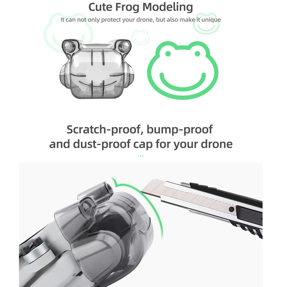 Sunnylife étui pour DJI Mini 3 couvercle d'objectif protecteur de caméra à cardan capuchon de protection d'objectif anti-poussière pour accessoires de Drone DJI Mini3