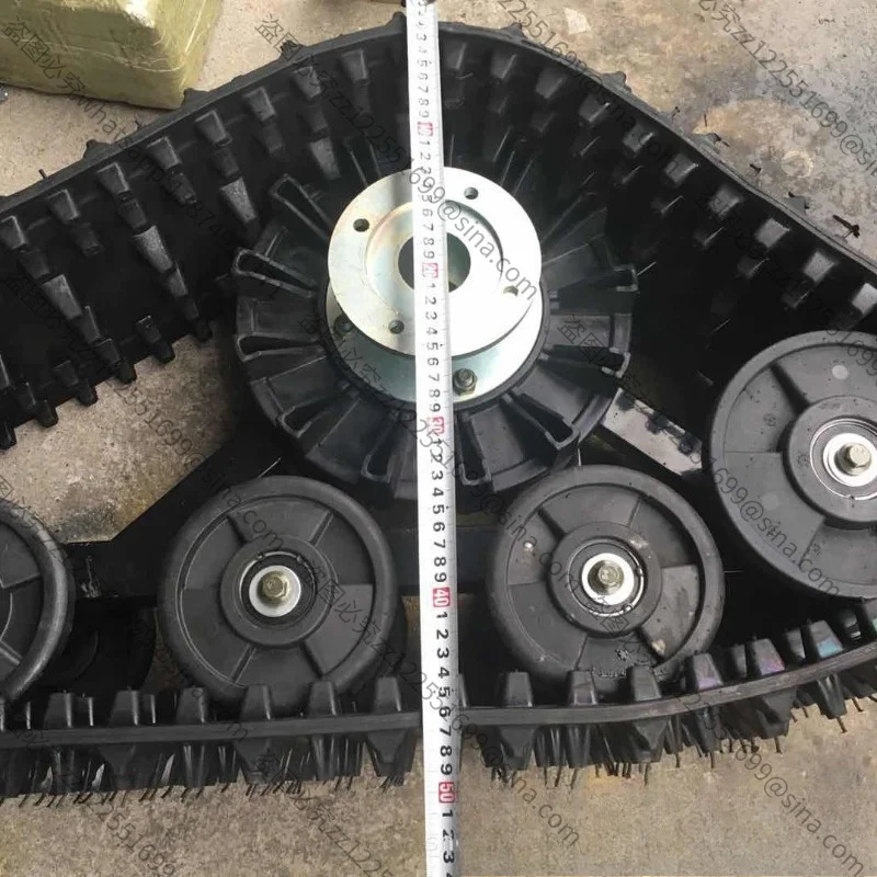 Suitable for Self-modified Four-wheel Track Four-wheel Beach Car Non-slip and Wear-resistant Triangular Track Wheel