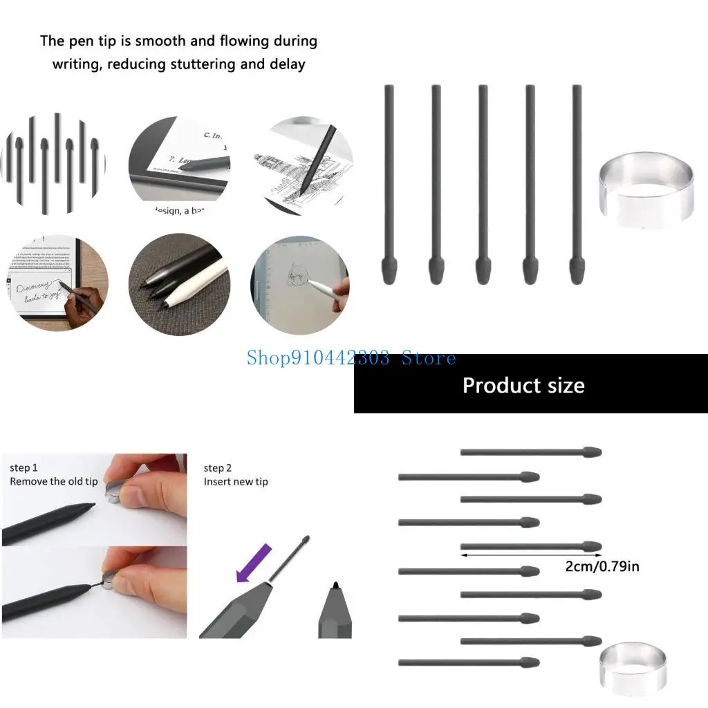 

L4MD 5/10 шт. сменный стержень для ручки, чувствительный тонкий наконечник, стилусы, сменный наконечник для ручки Pen Pen2