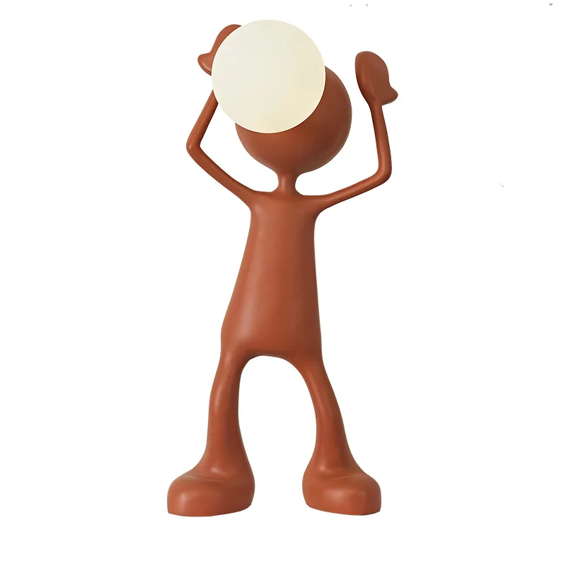 

Nordic Creative Personality Designer Living Room Bedroom Headlamp Sculpture Humanoid Study Decoration Ornament