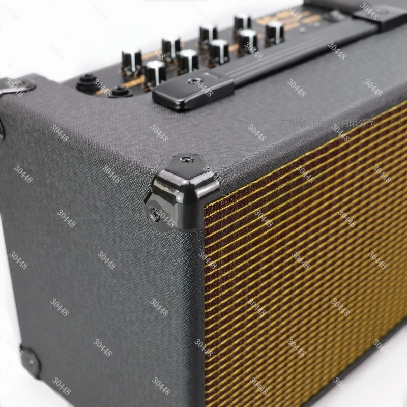 AC40 Guitar Amplifier for Folk Singing and Playing, Acoustic Guitar Sound System, Rechargeable Portable Guitar for Singing