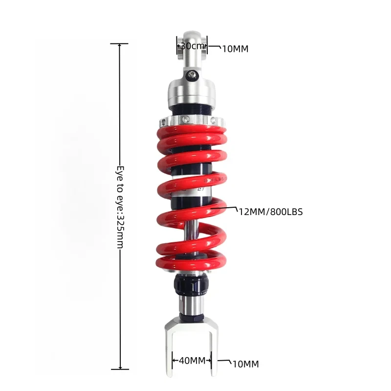 

320mm Motorcycle Rear Shock Absorber with 12mm Spring for CB500X 2019-2021, CBX500 2020 Suspension Upgrade Accessories