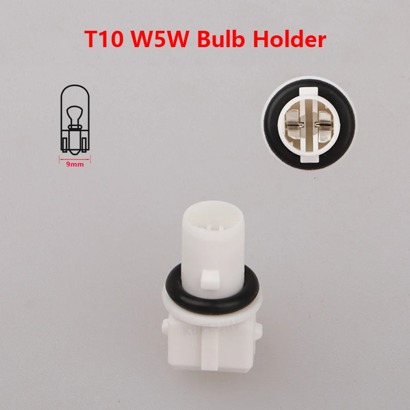 

2x For Porsche 987 Cayman S T10 W5W Bulb Holder Side Turn Signal Light Socket Accessories