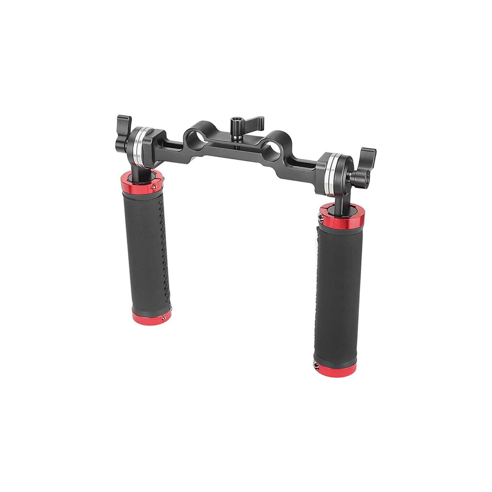 SZRIG ARRI Rosette Handgrips Aluminium Rubber Handheld Handle With Dual 15mm Railblock For DLSR Camera Shoulder Mount Rig